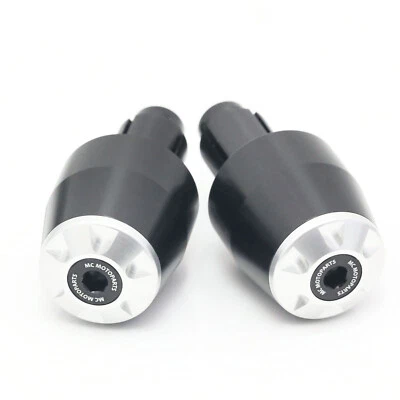 Extremos de manillar de motocicleta plateados STORM para Ducati Panigale 1199 899 13 14 15 16 Foto 1 de 4