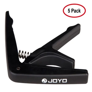 Paquete de 5 gatillos de capo de guitarra JOYO abrazadera de cambio rápido ukelele mandolina acústica - Imagen 1 de 6