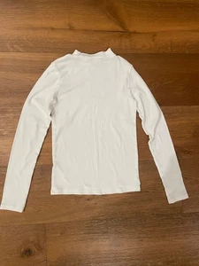 Zara girls white mock neck long sleeve 11-12 excellent condition - Picture 1 of 2