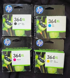 Genuine HP 364XL Multipack, Black, Cyan, Magenta, Yellow Ink Cartridges - Picture 1 of 2