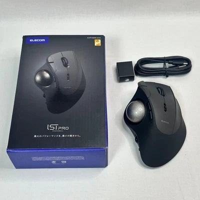 ELECOM Trackball Mouse IST PRO Multi-Connection Bluetooth Wireless 2.4GHz Wired - Image 1 of 4