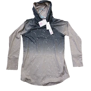 Sudadera con Capucha LuLaRoe Mediana Ámbar Ligera Negra Blanca Gris Estampado - Nueva con Etiquetas - Imagen 1 de 9
