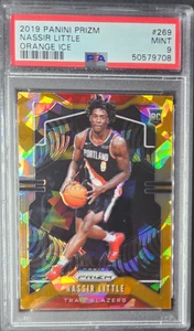 2019-20 Panini Prizm ORANGE ICE Nassir Little #269 PSA 9 Mint Rookie RC - Bild 1 von 2