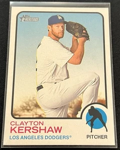 2022 Topps Heritage Clayton Kershaw #725 Los Angeles Dodgers - Bild 1 von 6