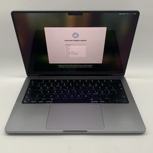Apple MacBook Pro 14" (2021) M1 Pro 14-Core GPU 3,2 GHz - Space Grau 512 GB K107 - Bild 1 von 7