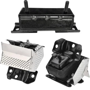 3PCS Engine Motor Mount Heat Shield Right Left Transmission Black - Bild 1 von 6