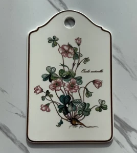Villeroy & Boch Botanica Wall Plaque Oxalis Acetosella Cutting Board Germany - Picture 1 of 13