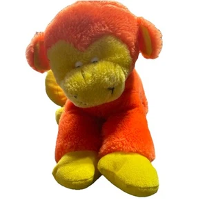 Vintage Dole Bananimal Banachimp Plüsch Bananenschwanz orange gelb Affe 80er Spielzeug - Bild 1 von 13