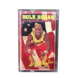 1995 Vintage Hulk Hogan Rules and the Wrestling Boot Band Cassette Tape Sealed - Bild 1 von 4