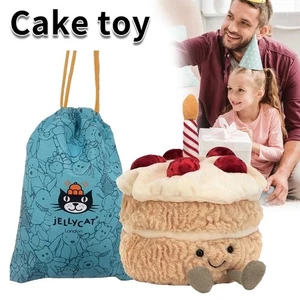 *Raro* Jellycat Amusables torta di compleanno - nuovo con etichette con sacchetto antipolvere UK - Foto 1 di 13