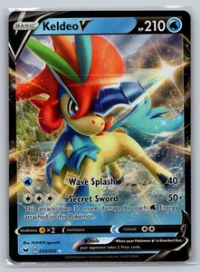 Pokemon Keldeo V Ultra Rare SWSH01: Schwert & Schild Base Set 053/202 NM - Bild 1 von 2