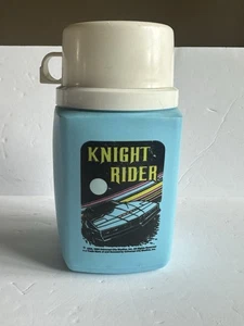 Knight Rider thermos vintage David Hasselhoff azzurro anni 80 - Foto 1 di 9