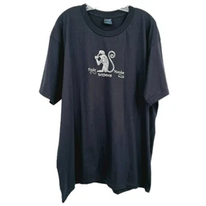 Camiseta York Funky Monkey CocoNuts Barbados XXL Negra Blanca Gráfica Algodón Unisex - Imagen 1 de 7