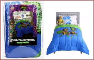 TEENAGE MUTANT NINJA TURTLES Mutant Mayhem Reversible Comforter - TWIN / FULL - Picture 1 of 6