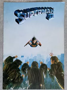 1981 Superman II Film Souvenir Programm Das Abenteuer geht weiter UK Variante - Bild 1 von 9