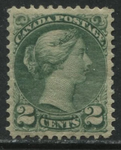 1872 Canada QV 2 cents Small Queen mint o.g. hinged - Picture 1 of 1