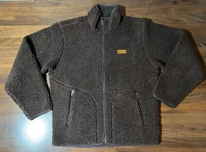 Chaqueta Sherpa Aime Leon Dore ALD Cremallera Completa Pila Profunda Polar Marrón Para Hombre Talla Grande - Imagen 1 de 10