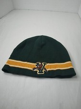 NCAA VERMONT CATAMOUNTS BEANIE HAT GREEN YELLOW Sports Winter Mens/Womens