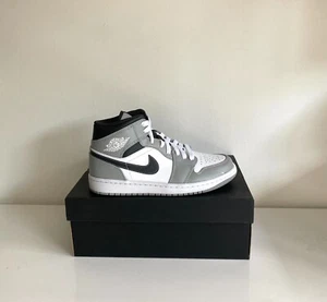 (US10) Jordan 1 Mid Anthractie Light Smoke Grey - FREE SHIP🚚✅ - Picture 1 of 4