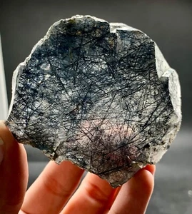 214 Gram Double Terminated Quartz Inclusion Rutile From Zagi Mine Pakistan. - Picture 1 of 6