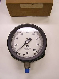 Solfrunt USG U.S. Gauge Surface Mount Pressure Gauge 0-160 PSI 4-1/2" 1/4" NPT - Bild 1 von 3