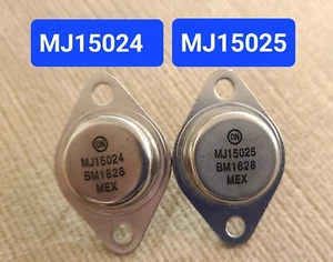 1pair 2PCS ON/ONSEMI TO-3 MJ15024G/MJ15025G MJ15024/MJ15025 100% Genuine, USA - Picture 1 of 1
