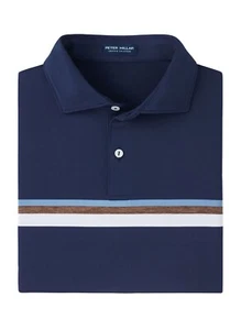 Peter Millar Crown Crafted Men's Navy Mayhew Performance Jersey Polo SZ. XL NWT - Picture 1 of 5