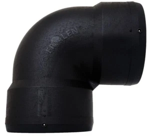Friatec ELECTROFUSION 90-DEGREE ELBOW Black SDR11 - 50mm, 63mm, 75mm Or 90mm - Picture 1 of 5