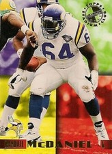 1995 Stadium Club Members Only 50 #27 Randall McDaniel Minnesota Vikings HOF