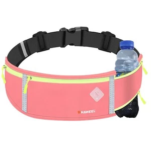 Running Belt with Water Bottle Waist Pack with Reflective Strip Fanny Packs f... - Picture 1 of 7