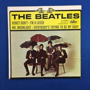 BEATLES 4 BY 4 1965 EP 45rpm Capitol 5365 CBOARD P/S Loser HONEY DONT Moonlight - Picture 1 of 4