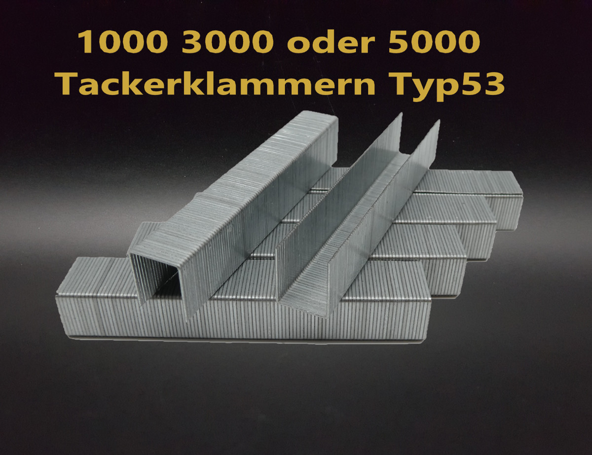 Tackerklammern Reptile 53/08 Mm - 5000 Stück Industrieklammern