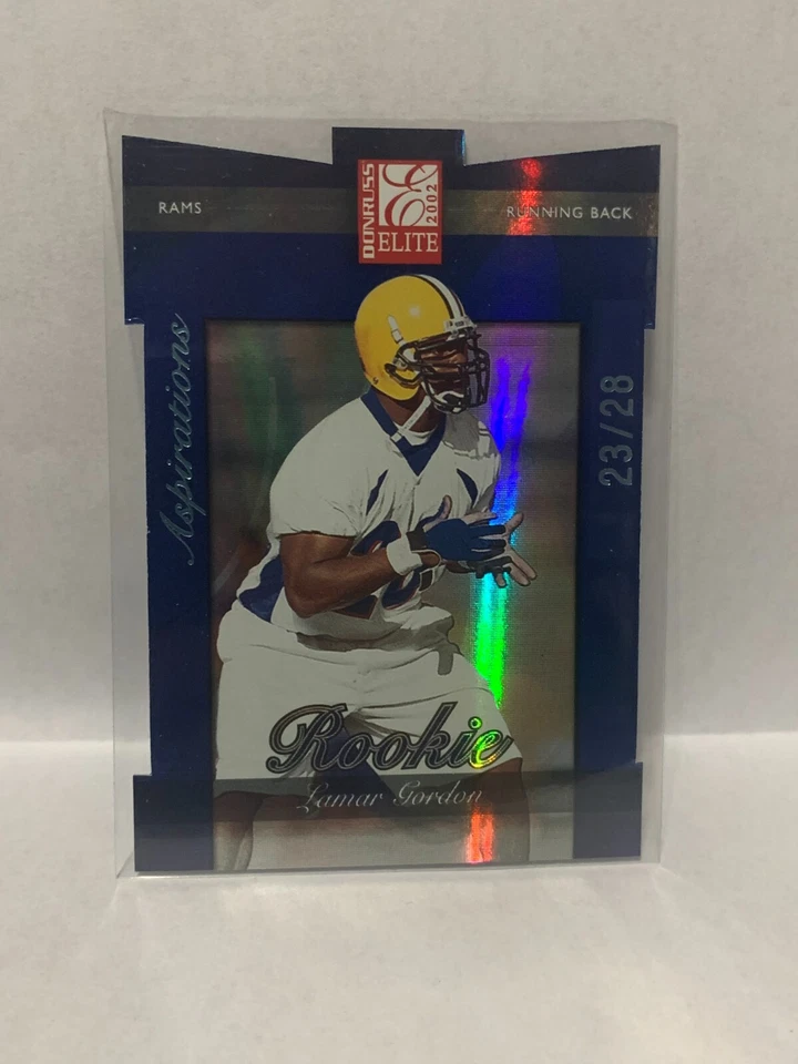 2002 Donruss Elite Aspirations - LAMAR GORDON #'d 23/28 - Image 1 of 1