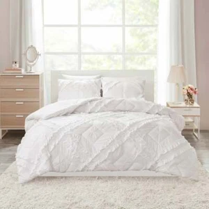 Intelligent Designs 3-Pc Karlie Solid Blush Twin Coverlet Set T410837 - Picture 1 of 8