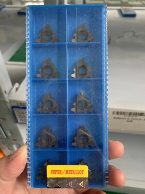 10Pcs 1/2" 22ER 4ACME SMX35 Pitch ACME CNC External Threading Insert For SER - Image 1 of 3