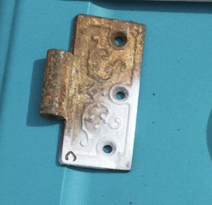 Gate, door hinge half, cast iron. Item: 9657c - Picture 1 of 2
