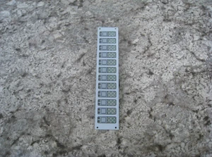 Edwards EST 3-12/S1GY 140321 Fire Alarm 12 Switch LED Display / Control Module - Picture 1 of 4