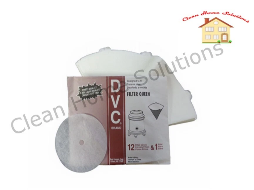 12 Filter Cone Bags And Secondary motor filter for Filter Queen - Imagem 1 de 1