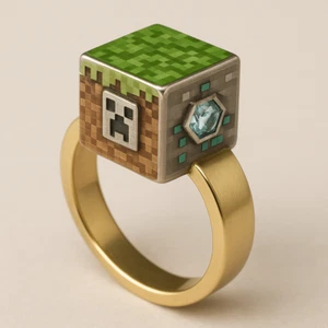 RARO ANELLO DA COLLEZIONE ARTIGIANALE IN ARGENTO SU MISURA PIXEL DESIGN GIOIELLI LIMITATI - Foto 1 di 8