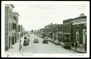 REAL PHOTO POSTCARD - 24TH ST. FORT MACLEOD, AB - Picture 1 of 1