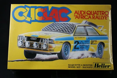 YQ084 HELLER 1/32 maquette cliclac voiture 2034 Audi Quattro Africa Rallye - Photo 1/3
