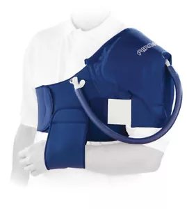Aircast Schulter Manschette Wickel Kältetherapie Kompression Eisbeutel - Bild 1 von 4