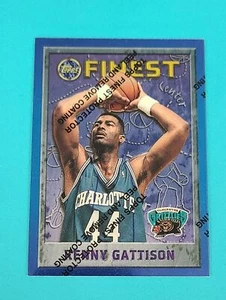 1995-96 Finest #67 Kenny Gattison Vancouver Grizzlies BASKETBALL Card 1B - Picture 1 of 2