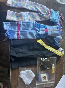 Barbie new unused outfits clothing graduation gown panties spacesuit nightwear - Picture 1 of 7