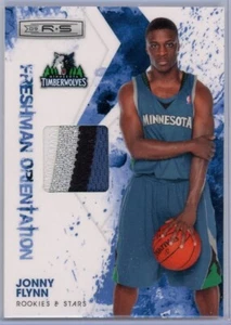 Johnny Flynn Leaf Rookies and Stars 2009 5/50 juego usado 4 colores parche #5... - Imagen 1 de 2