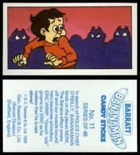 Barratt Bananaman #11 Basset Candy 1985 Card