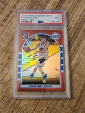 2016-17 DONRUSS OPTIC STEPHEN CURRY /99 RED DIMES PSA 9 ⭐ POP 8 ⭐ WARRIORS