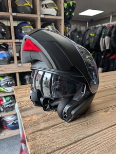 MIDA MV-5 Flip Front DVS Modular Motorcycle Helmet Matt Black - 2XL - Picture 1 of 8