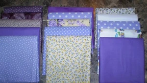 Half-Metre Packs - 100% Cotton - Purples - Picture 1 of 6