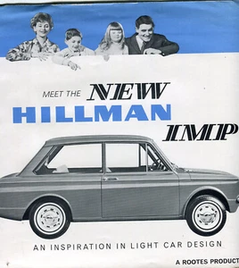 Hillman Imp UK Marktteil Farbe Verkaufsbroschüre 961/H 1/43/3 - Bild 1 von 1